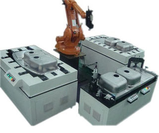 چین دستگاه اتوماتیک جوش لیزر با ABB بازوی ربات برای فولاد ضد زنگ سینک آشپزخانه تامین کننده