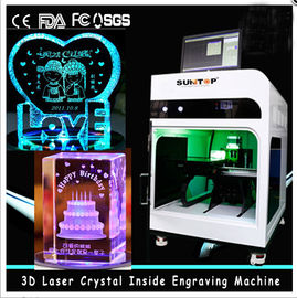 چین 3D کریستال لیزر داخلی دستگاه حکاکی سرعت 2000HZ 120،000 نقطه / دقیقه تامین کننده